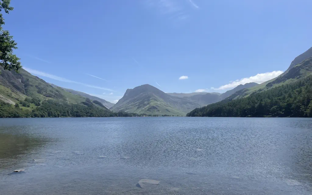 Looking over Buttermere lake towards Fleetwith Pike